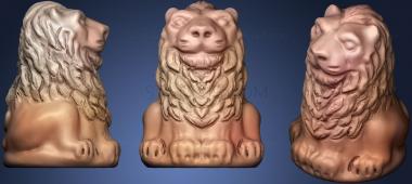 3D model Lion Thimble (STL)
